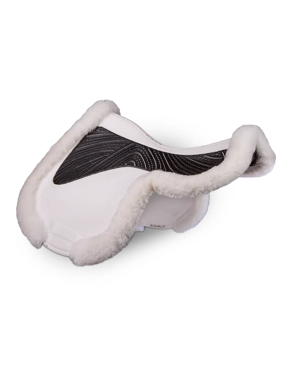 Acavallo Twin Sided Gel Jump Pad with Sheepskin Edge