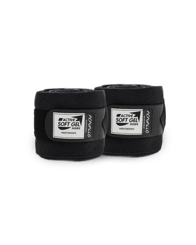 Acavallo Gel and Fleece Bandages - Black