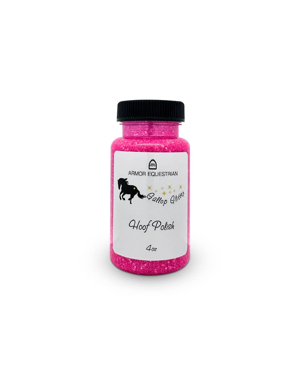 Armor Equestrian Gallop Glitter Hoof Polish - Pink