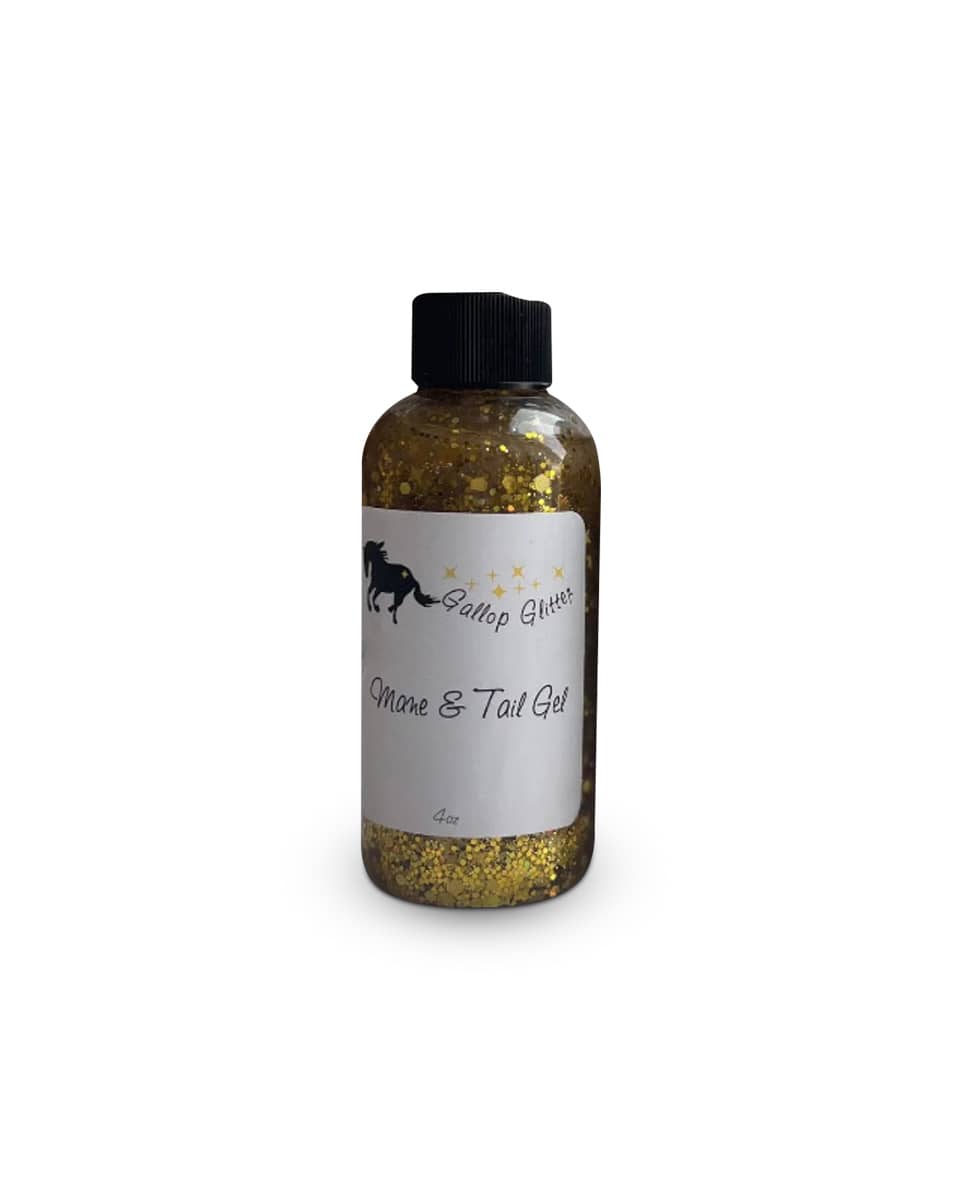 Armor Equestrian Gallop Glitter Mane and Tail Gel - Gold