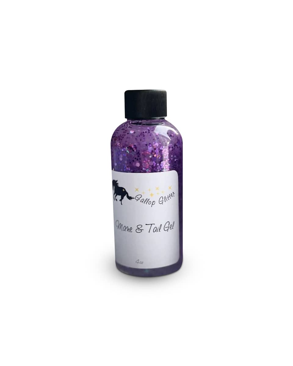 Armor Equestrian Gallop Glitter Mane and Tail Gel - Purple