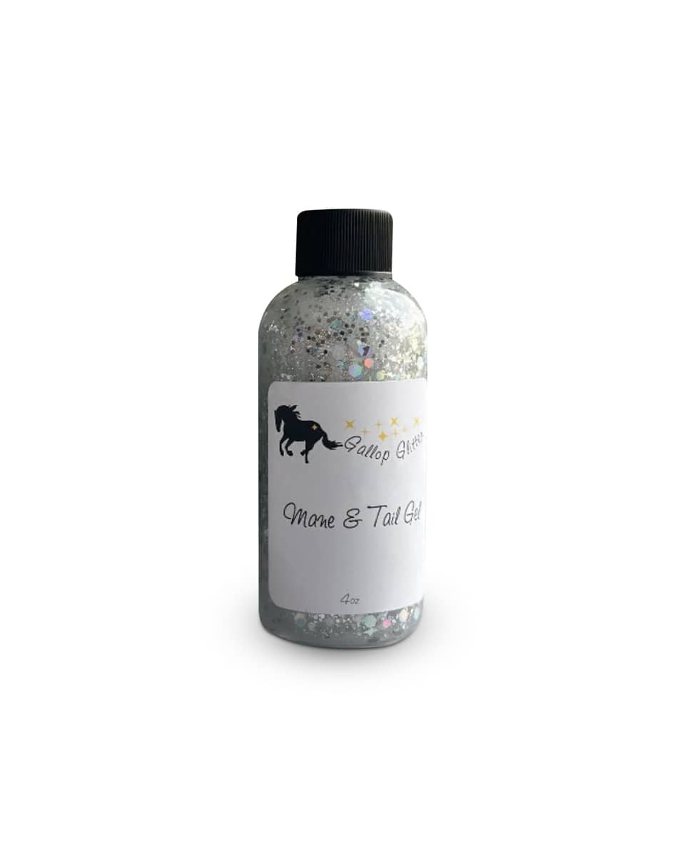 Armor Equestrian Gallop Glitter Mane and Tail Gel - Silver