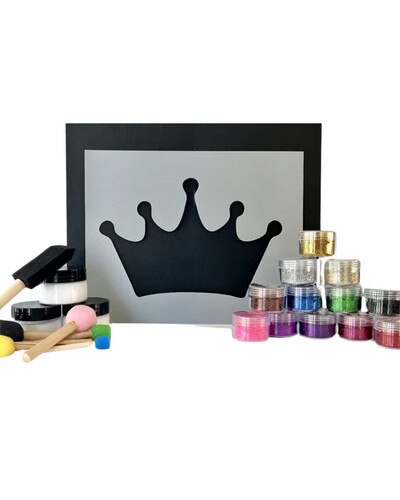 Armor Equestrian Gallop Glitter Sticky Stencil Kit