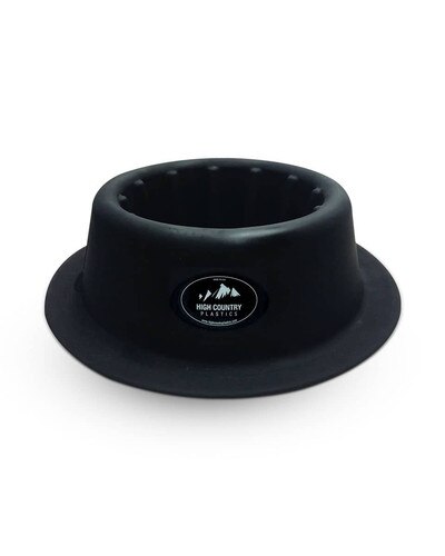 High Country Plastics Black Grain Pan Feeder