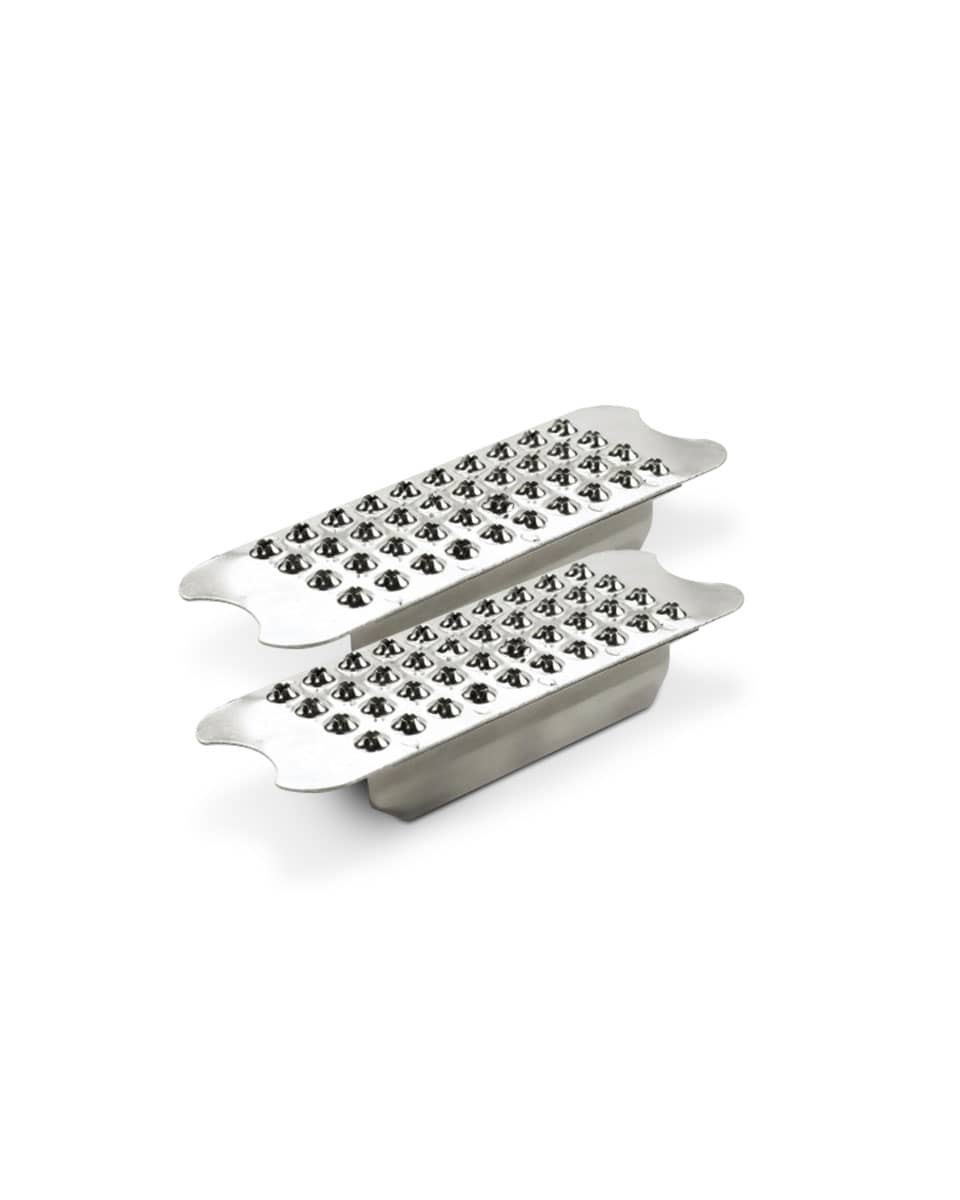 Centaur Stainless Steel Grated Stirrup Pads (pair)