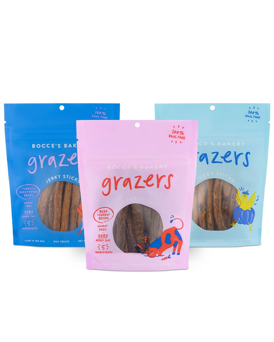 Bocce's Bakery Grazers Dog Jerky Sticks