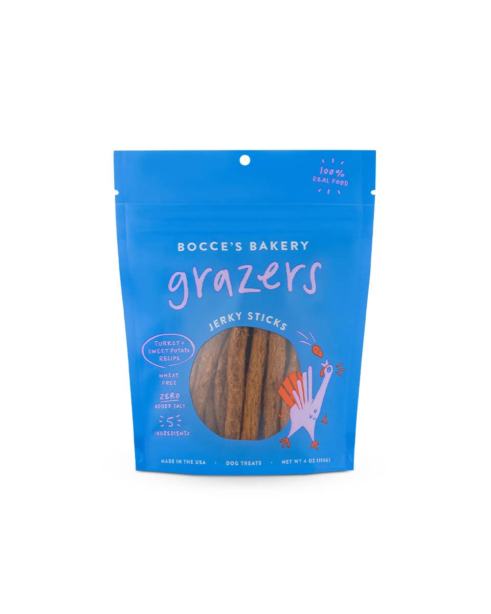 Bocce's Bakery Grazers Dog Jerky Sticks