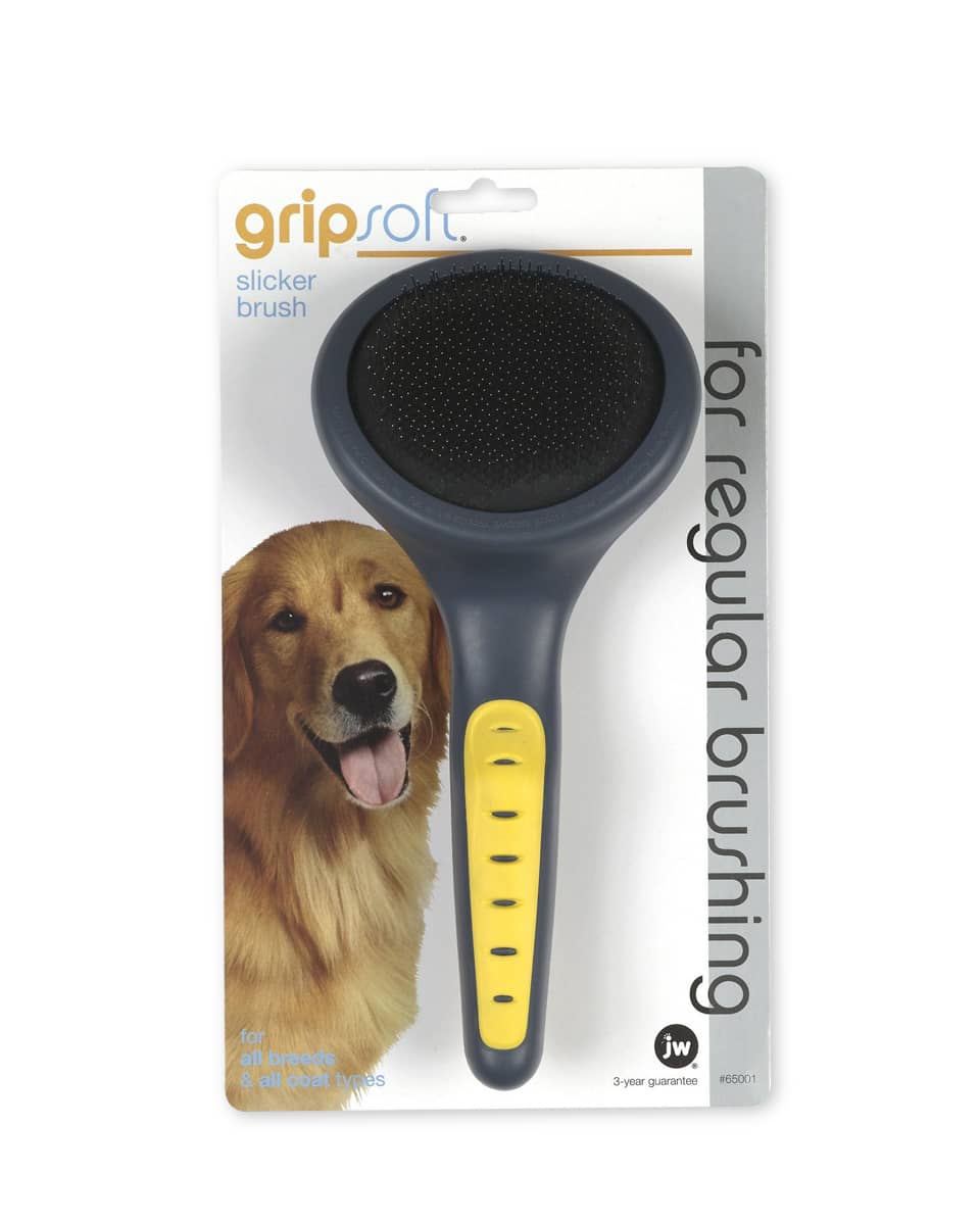 GripSoft Slicker Brush from JW Pet