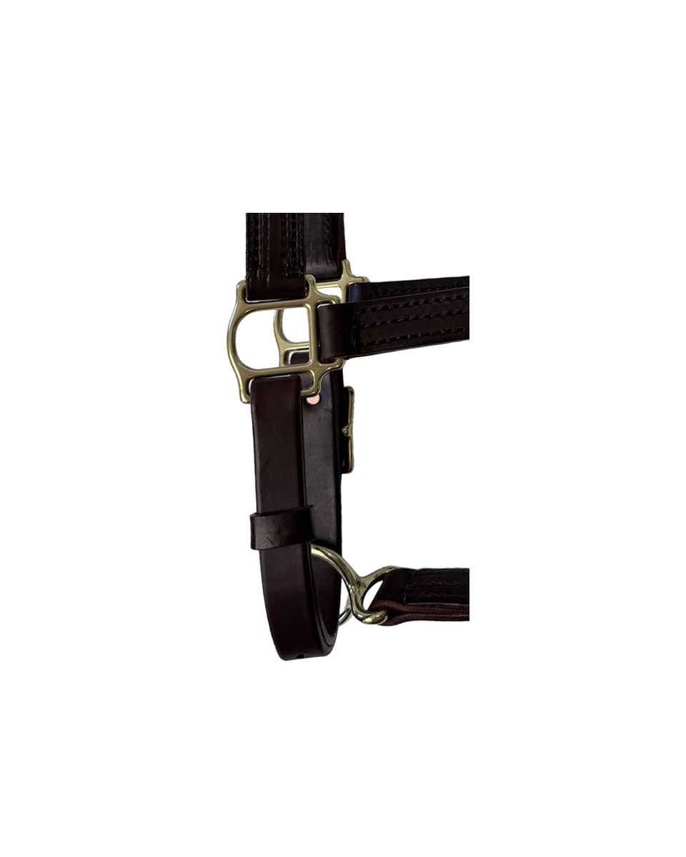 Dress Halter with Buckle Chin and Throat Snap