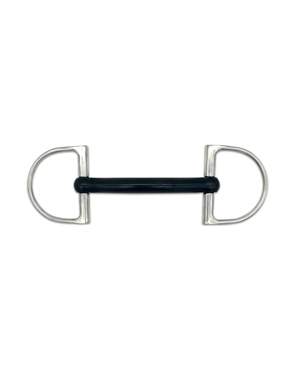 Hard Rubber Mullen D-Ring Bit by Jake Adams Equestrian