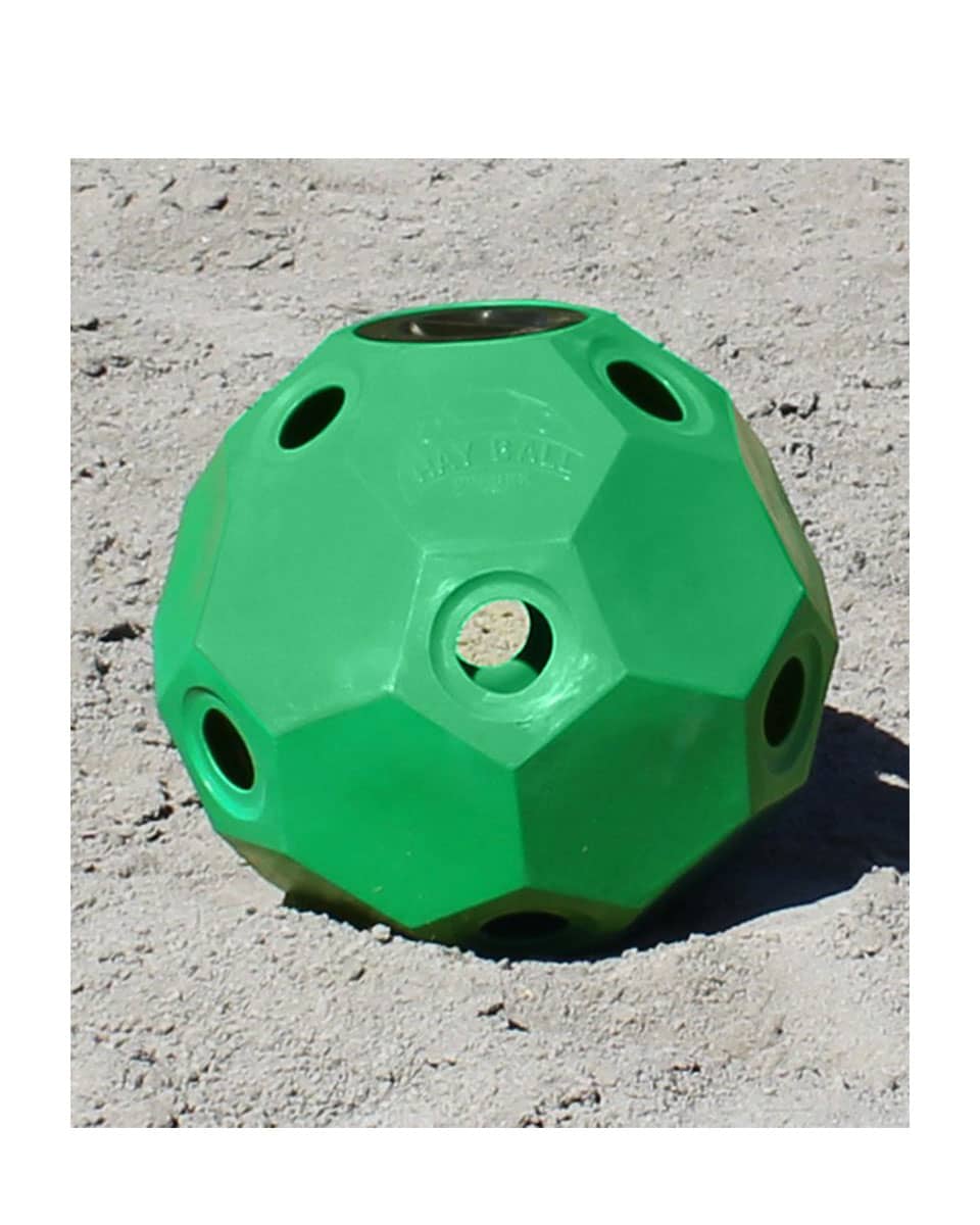 Burlingham Sports Hay Ball Feeder-2in Holes