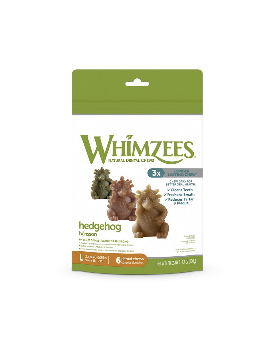 Whimzees Hedgehog Dental Dog Treats