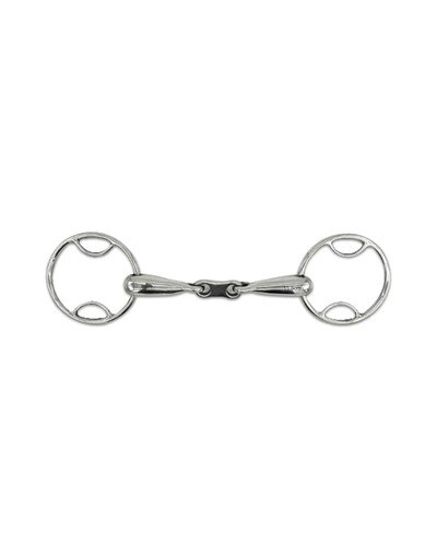 Hollow Mouth with French Link Beval Bit by Jake Adams Equestrian