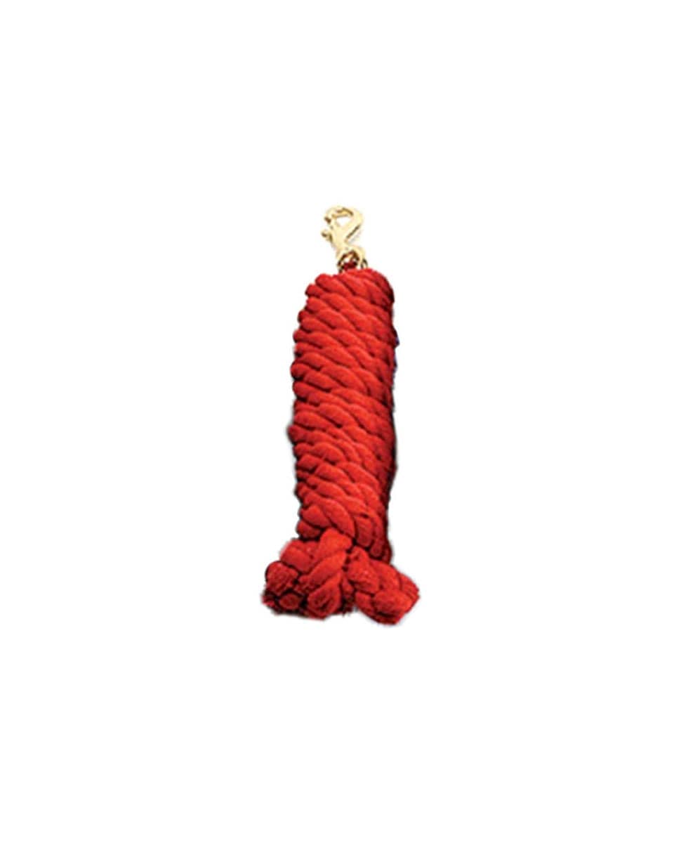 Jacks Cotton Lead Rope Red