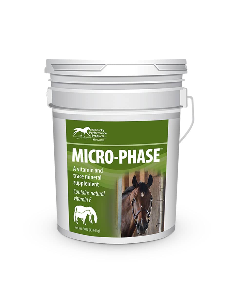 Micro-Phase nutritional supplement for horses from Kentucky Performance Products