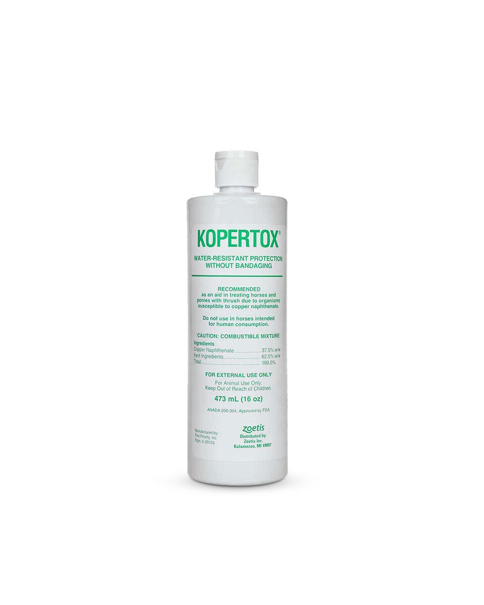 Kopertox thrush treatment for horses