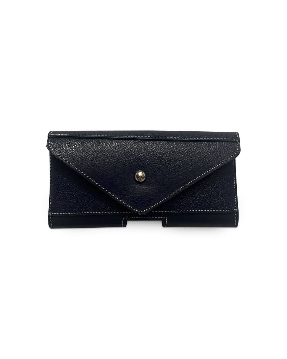 Navy Kunkle Equestrian Phone Case made with Vegan Leather