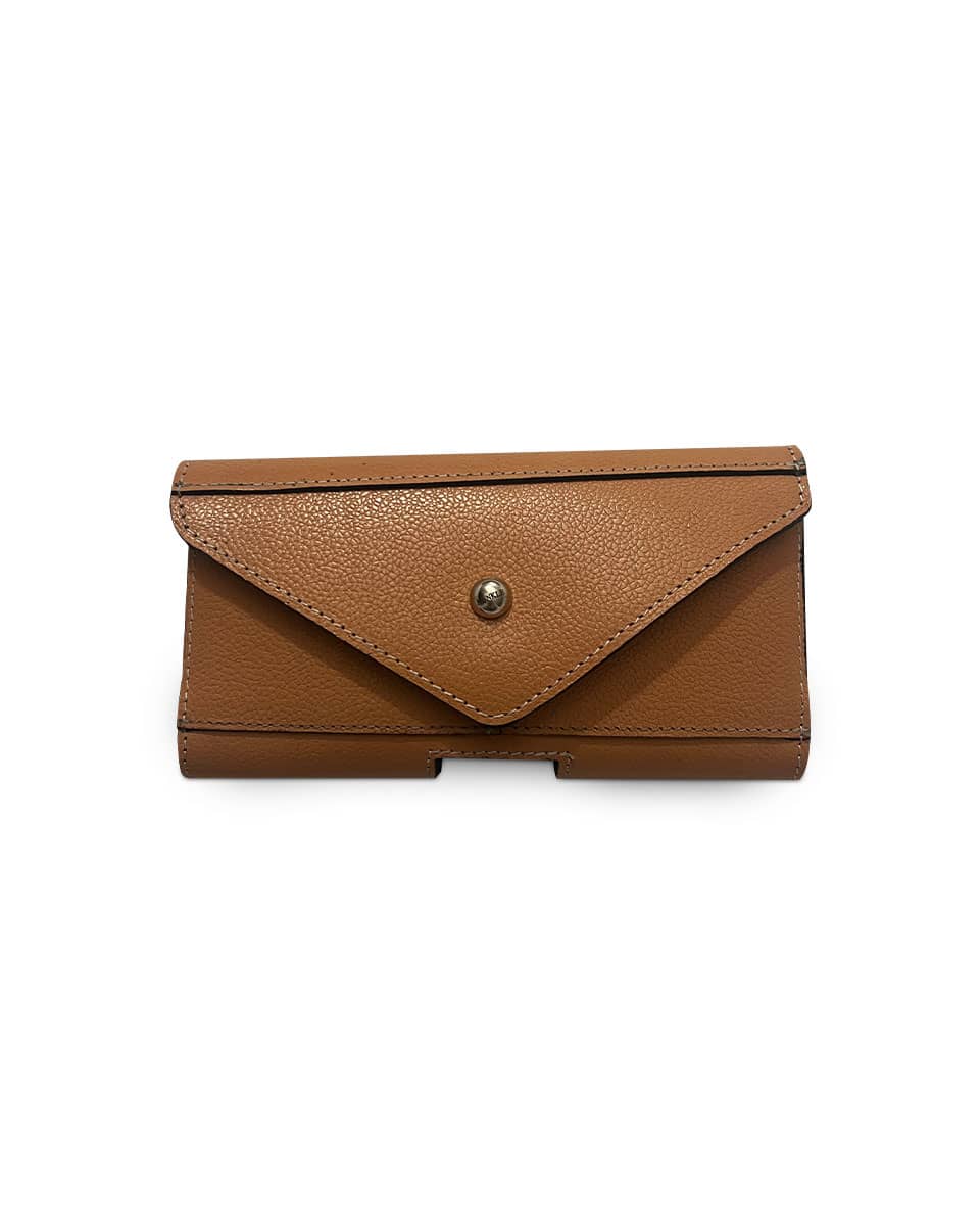 Tan Kunkle Equestrian Phone Case made with Vegan Leather
