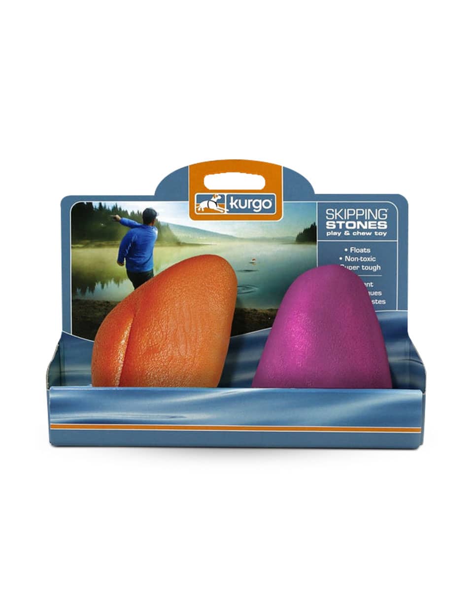 Kurgo Skipping Stones dog chew toy