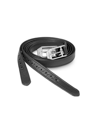 Arika Black Stirrup Leathers by LeMieux