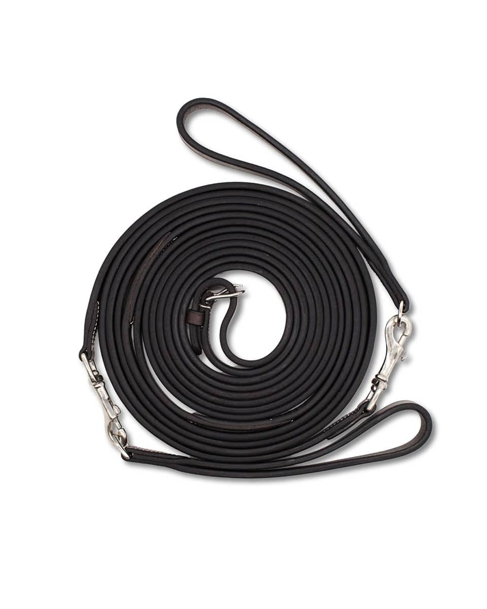 Jake Adams Equestrian Working Collection Leather Draw Reins