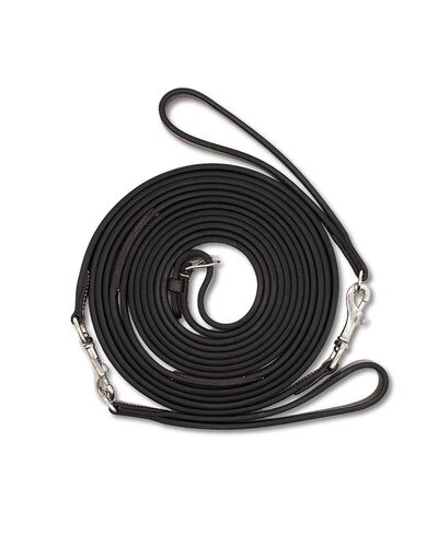 Jake Adams Equestrian Working Collection Leather Draw Reins