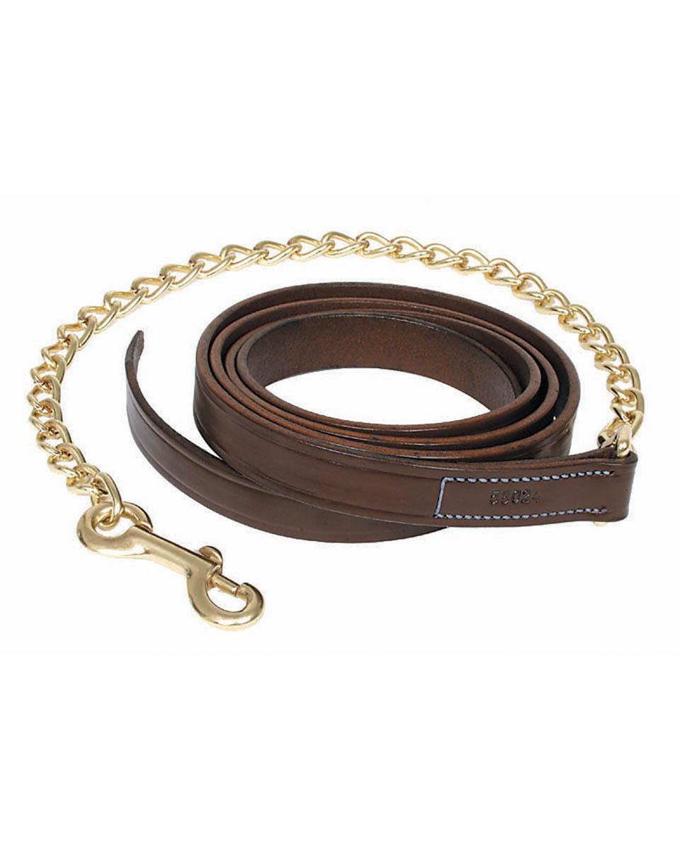 Leather Lead with Chain