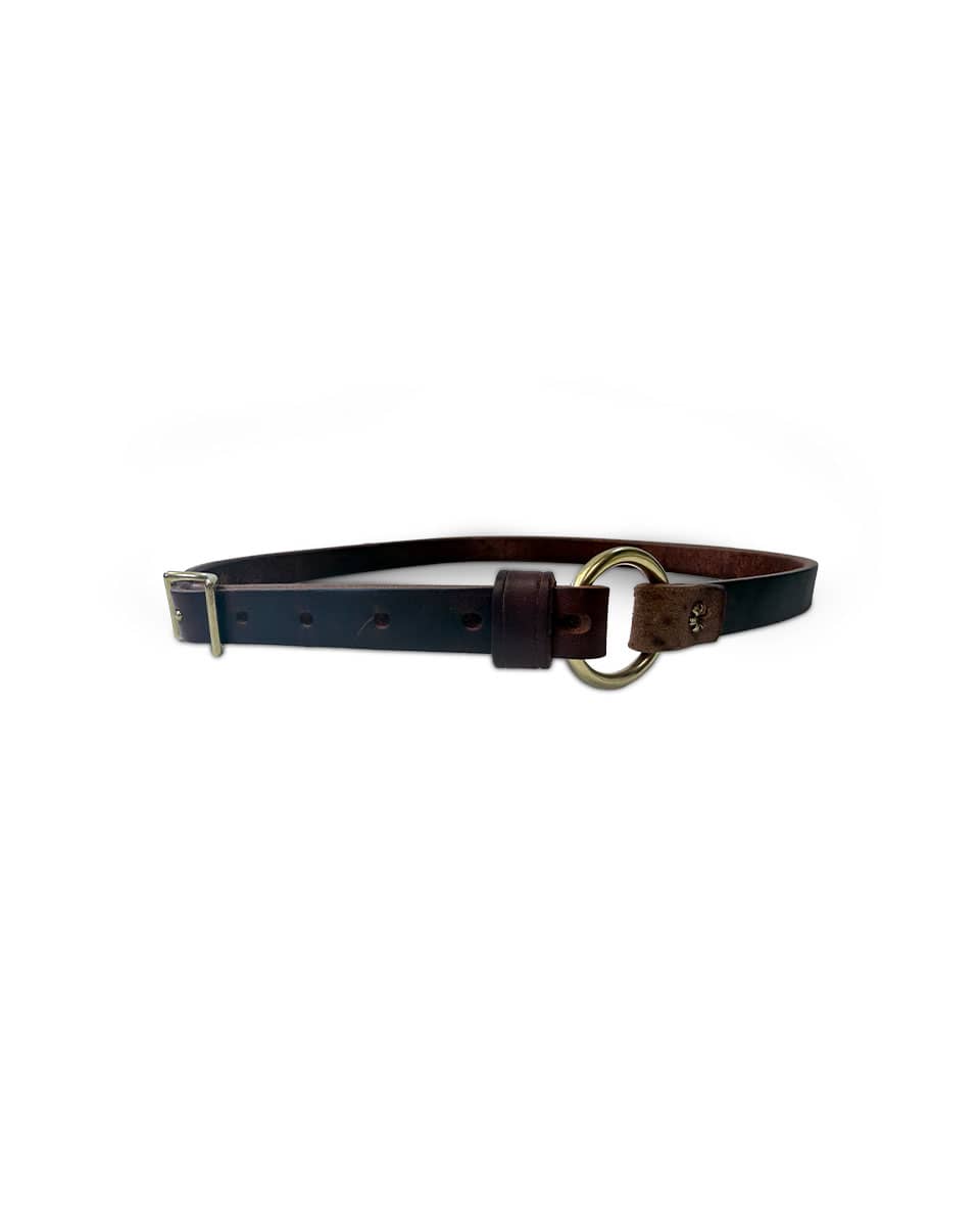 Horse Cents Leather Neckstrap with Conway buckle for easy lead attachment