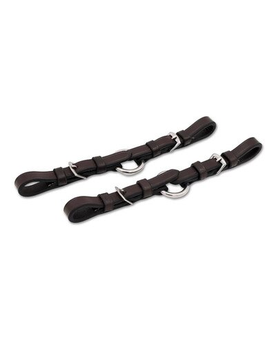Jake Adams Equestrian Leather Ring Bit Converters for single rein use