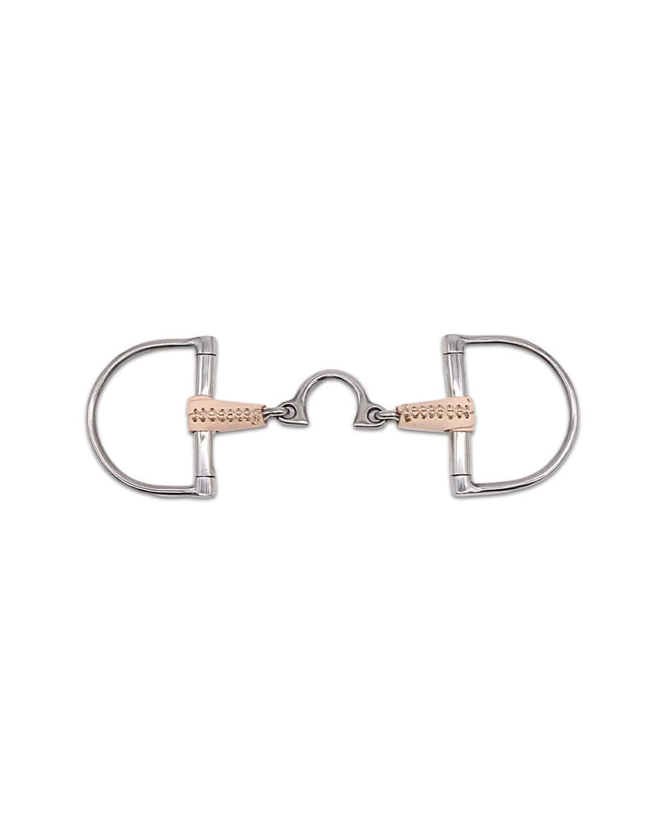 Jake Adams Equestrian Leather Covered Segunda D Bit