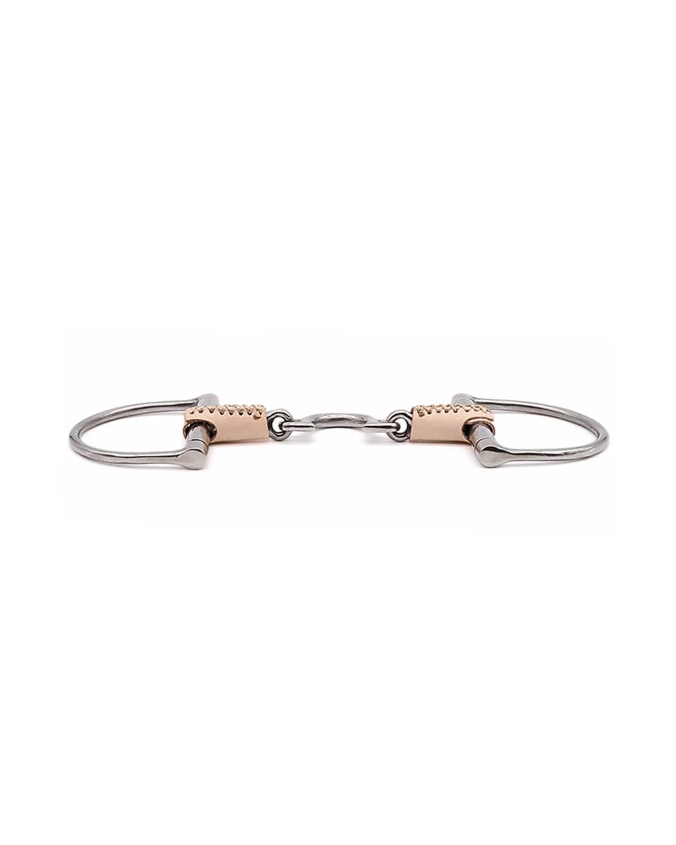 Leather Covered Segunda D Bit from Jake Adams Equestrian