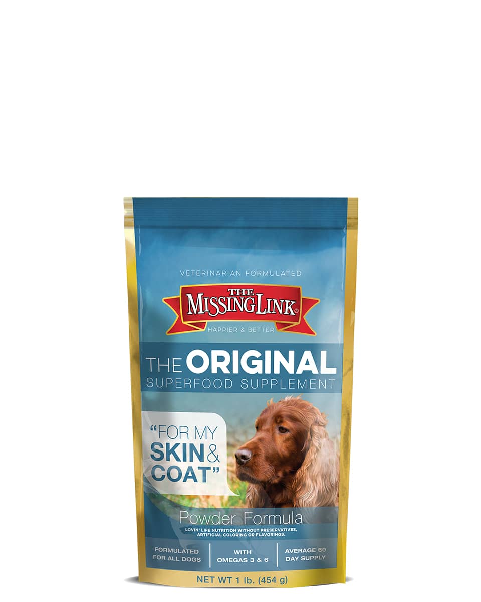 Skin and Coat supplement for dogs by The Missing Link