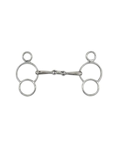 Locking Elliptical Two Ring Bit by Jake Adams Equestrian