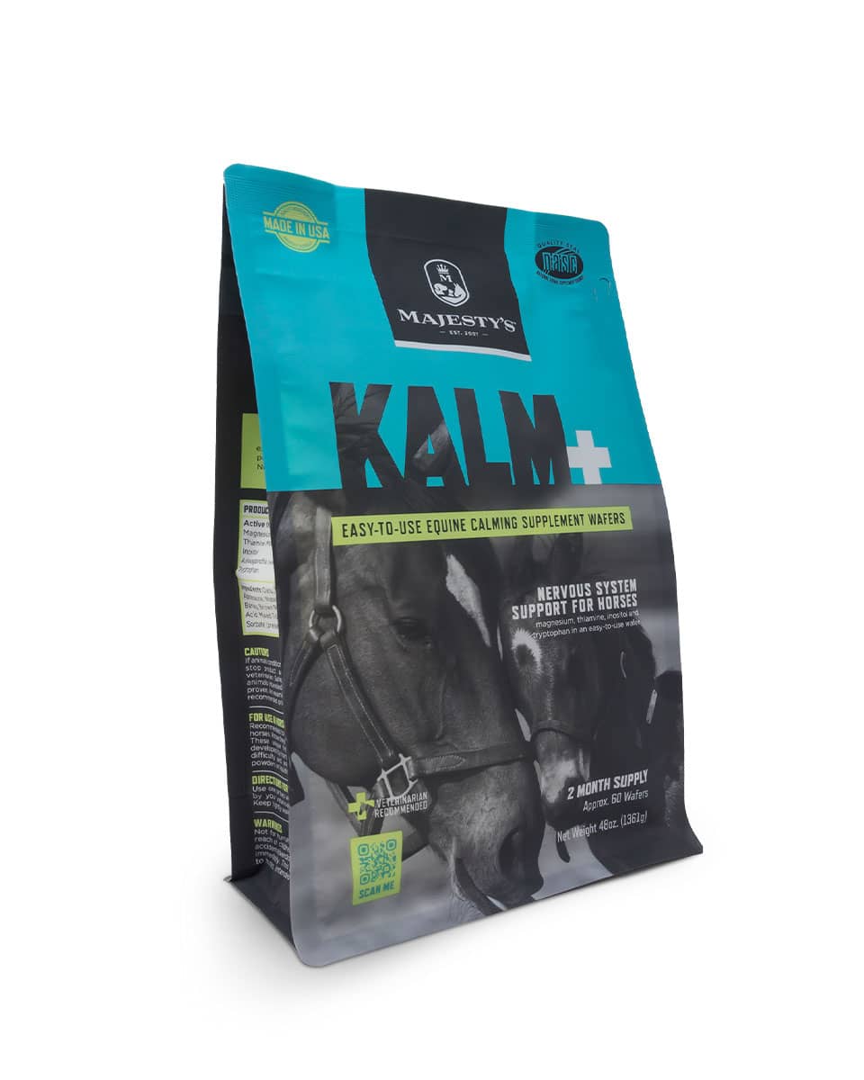 Kalm+ Wafers Calming Supplement for Horses by Majesty's