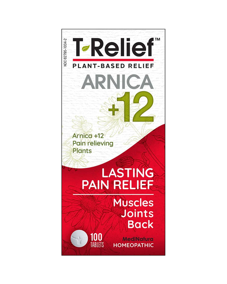 MediNatura T-Relief Original Strength Pain Relief 100 Tablets