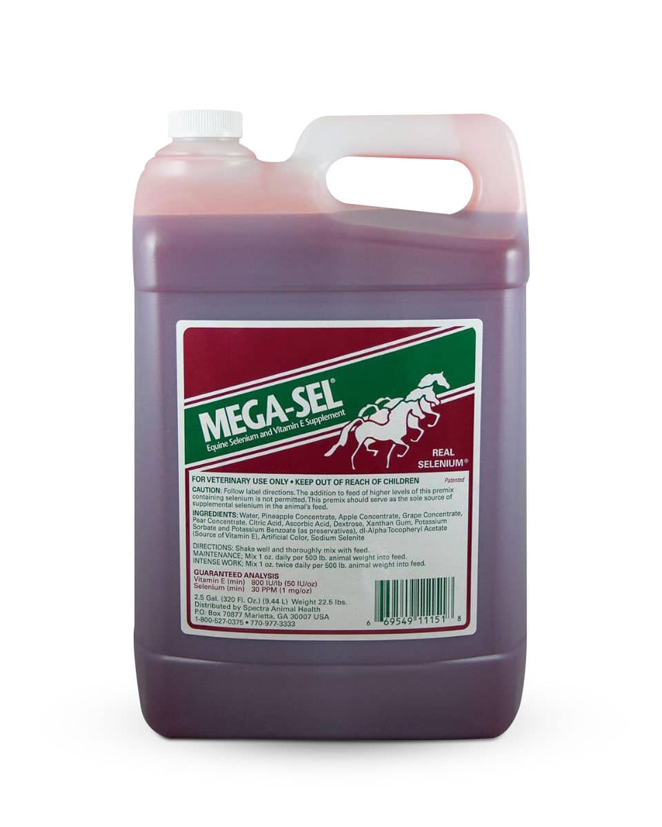 Mega-Sel antioxidant liquid for horses