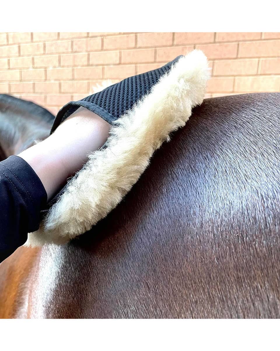 Merino Wool Polishing Mitt from Hairy Pony