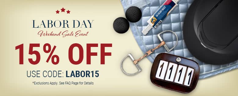Labor Day Sale on equestrian and equine products at FarmVet.