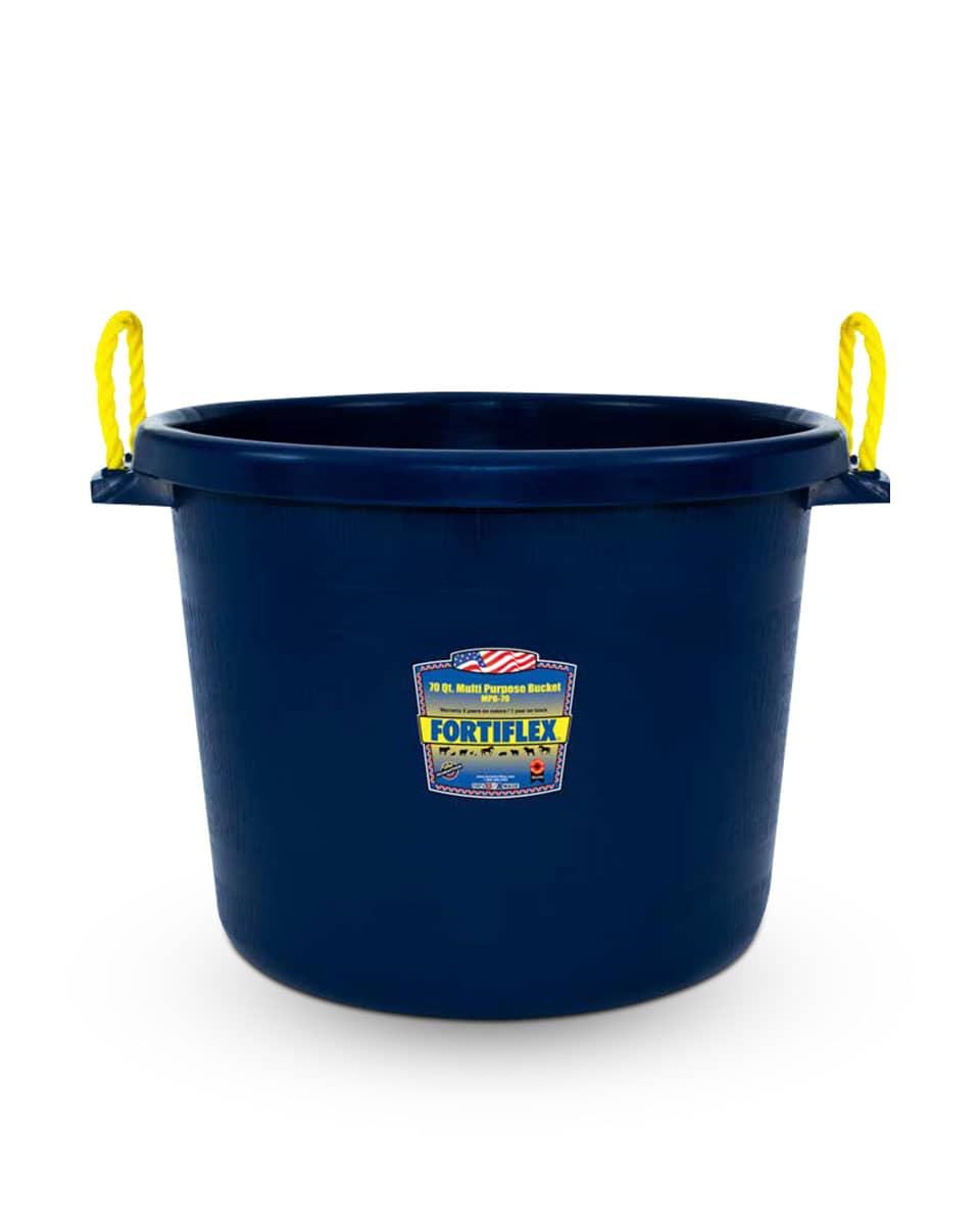 Fortiflex Flat Back Bucket 8 qt