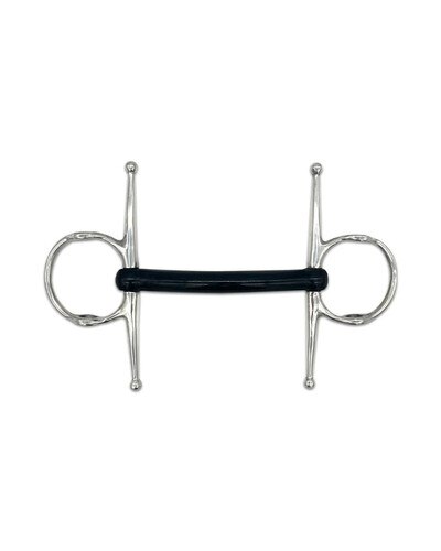 Hard Rubber Mullen Nelson Gag Bit by Jake Adams Equestrian