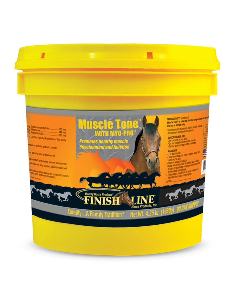 Muscle Tone horse supplement from Finish Line