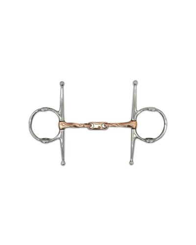 Twisted Copper Nelson Gag with Dr. Bristol Link Bit by Jake Adams Equestrian