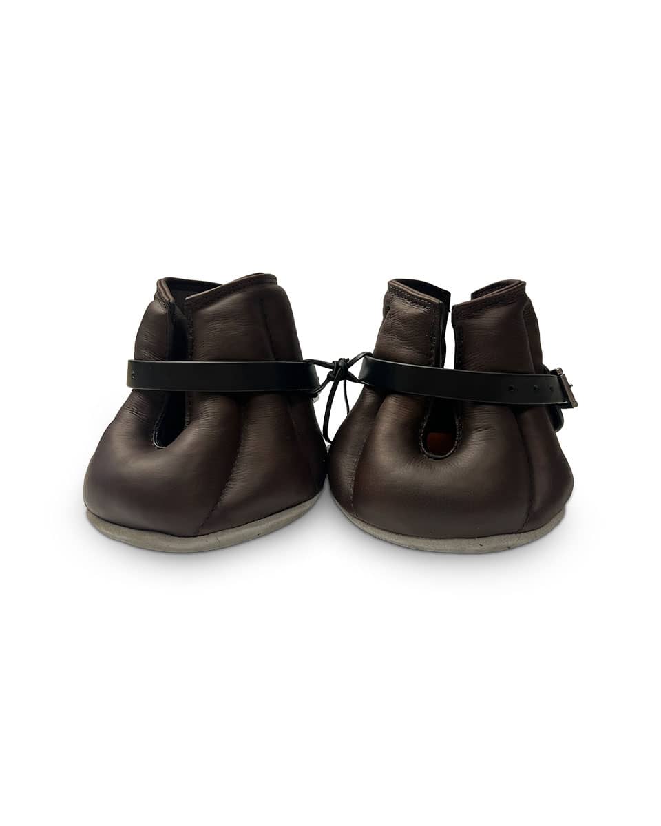 NEW ZEALAND Kicking Boots with Buckle Front Closure from Horse Cents Leather
