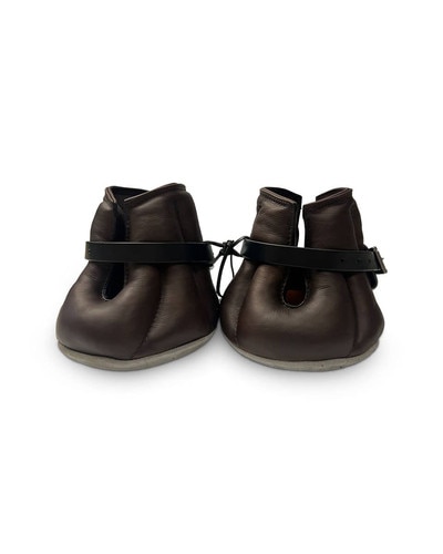 NEW ZEALAND Kicking Boots with Buckle Front Closure from Horse Cents Leather