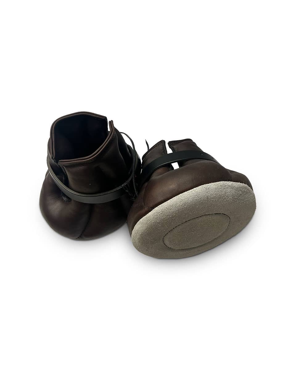 Horse Cents Leather NEW ZEALAND Kicking Boots with Buckle Front Closure