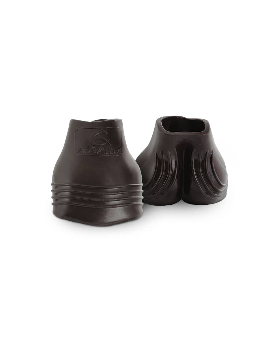 Acavallo No Turn Hoof Boots Brown