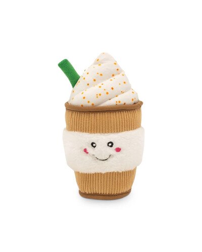 ZippyPaws NomNomz Puppuccino Plush Dog Toy