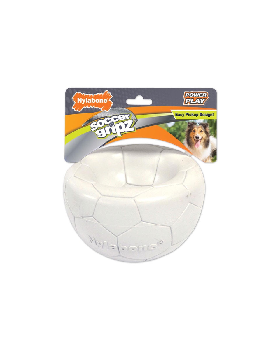 Nylabone Power Play Gripz Soccer ball dog toy