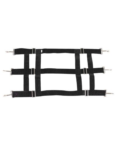 Jacks Nylon Adjustable Stall Guard Black