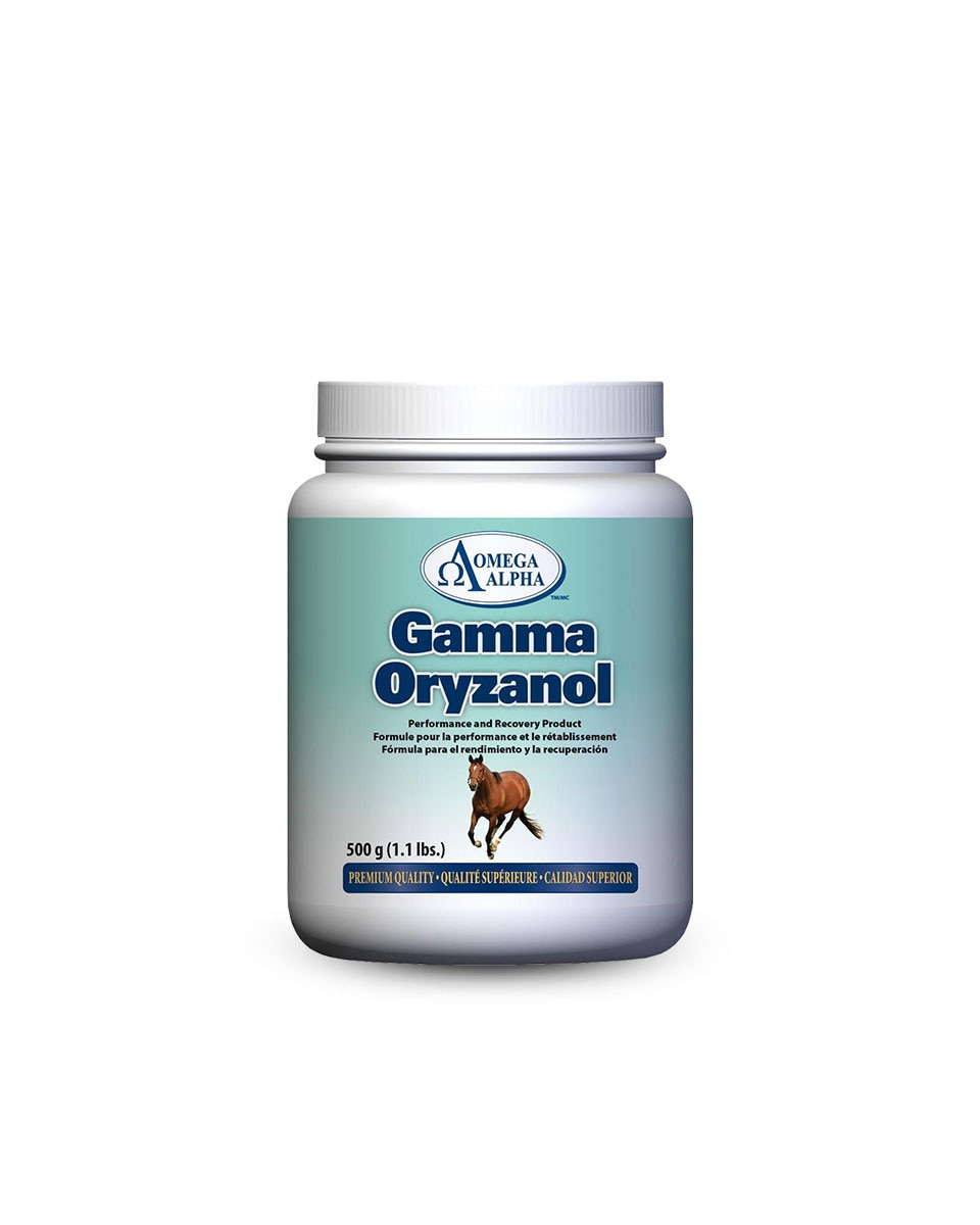 Omega Alpha Gamma Oryzanol powder for horses